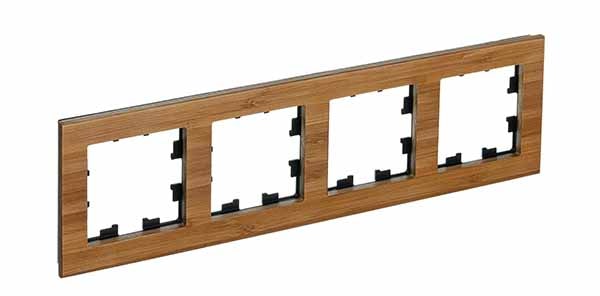 

ATN353204 Рамка четверная Schneider Electric Atlasdesign Nature, дерево бамбук, Atlasdesign ATN353204