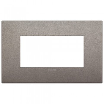19654.04 Рамка Arke Classic Титан матовый 4 модуля Vimar фото
