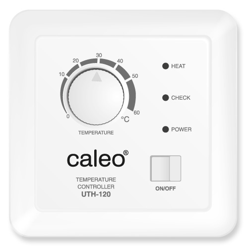 

Терморегулятор CALEO UTH-120 встраиваемый аналоговый, 3,5 кВт КА000000995, КА000000995