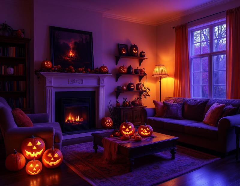 Как одним светильником превратить дом к Хэллоуину: 7 атмосферных идей