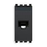 

20339.4 Розетка rj45 netsafe cat5e utp 110 Vimar Eikon, Eikon Total Look 20339.4