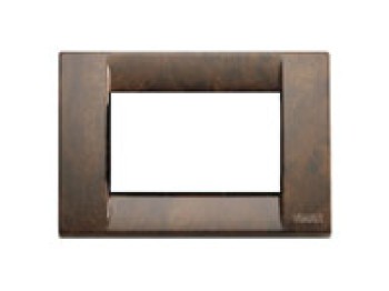 16733.41 Накладка Idea Classica для 3 модулей металл корень ореха Vimar фото