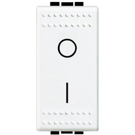 

N4002N LivingLight Выключатель 2-х полюсный, 16AX Bticino, LivingLight Air N4002N