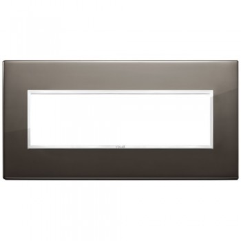 21657.06 Рамка Eikon Evo Черный сапфир 7 модулей Vimar фото