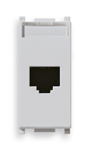 

14339.13.SL Розетка rj45 netsafe cat6 utp, серебро Vimar Plana, Plana 14339.13.SL