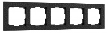 W0052408 Рамка на 5 поста (черный)  Hammer Werkel a052531 фото