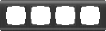 W0042104 Рамка на 4 поста (графит) Stream Werkel a051278 фото
