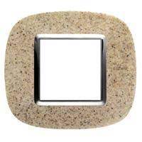 HB4802CSD Рамка овал corian sandstone 2м Bticino фото