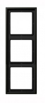 MED2983D Рамка LS Design Дарк 3-постовая Jung фото