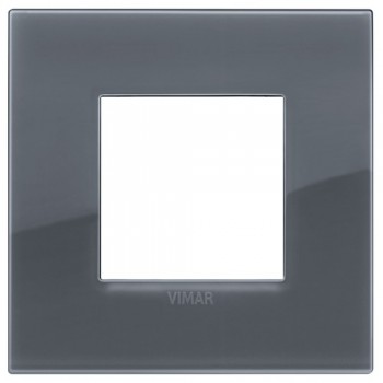 19642.61 Рамка Arke Classic Серый дымчатый 2 модуля Vimar фото