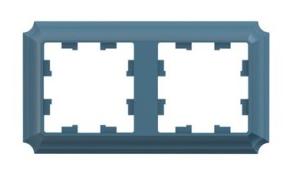 2-постовая рамка изумруд Systeme Electric (Schneider Electric) AtlasDesign Antique ATN100802 фото