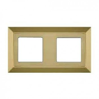 FD01252OB Рамка Barcelona Bright Gold 2-постовая Fede фото