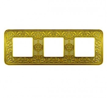 FD01373PB Рамка Emporio Bright Patina 3-постовая Fede фото