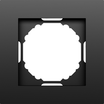 Рамка 1-я, матовый карбон Donel A07 DE21130 фото