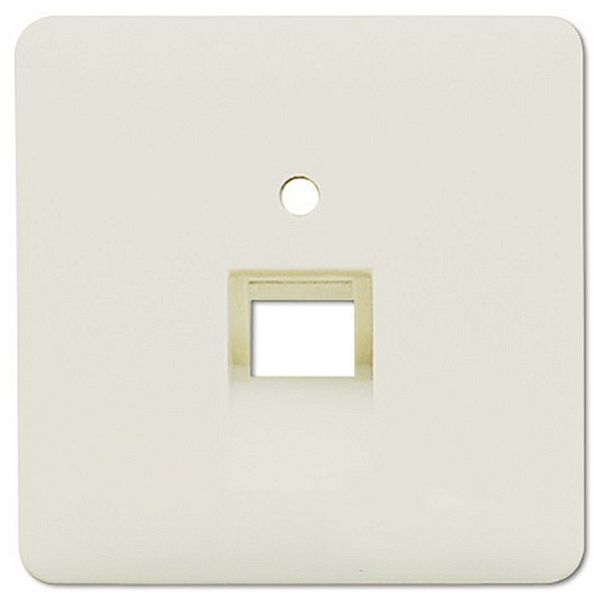 

569-1UA CD 500/CD plus Бежевый Накладка 1-ой наклонной ТЛФ/комп розетки Jung, CD Ударопрочная 569-1UA