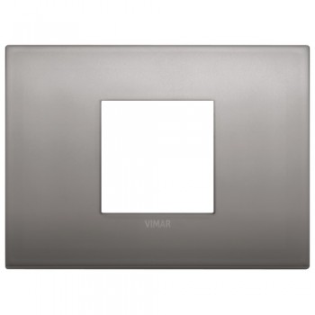 19652.10 Рамка Arke Classic Никель черный 2 модуля Vimar фото