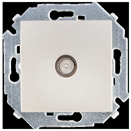 

1591475-034 Розетка TV одиночная, винтовой зажим, шампань Simon 15, 1591475-034