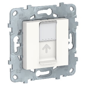 

NU541118 Розетка компьютерная, RJ45, одиночная, кат. 5е UTP, Белый Schneider Electric, Unica Studio NU541118