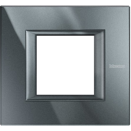 

HA4802HS Рамка Axolute Квадрат Антрацит монохром 2-модульная Bticino, Axolute Квадрат HA4802HS