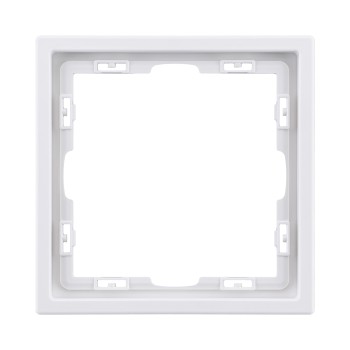 Рамка 1-кратная белый матовый Kollinger Eclipse EC1WH фото