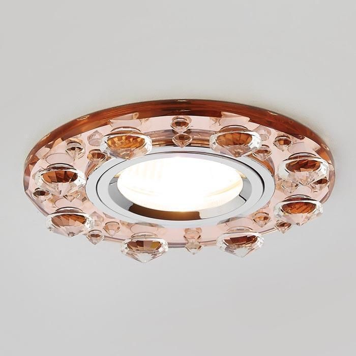 

Встраиваемый светильник Ambrella light Crystal K225 BR, Коричневый, Crystal K225 BR