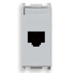

14339.5.SL Розетка rj45 netsafe cat5e, серебро Vimar Plana, Plana 14339.5.SL