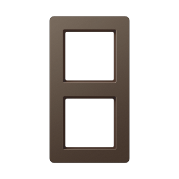 AF582BFMO Рамка A flow мокко 2-постовая Jung фото