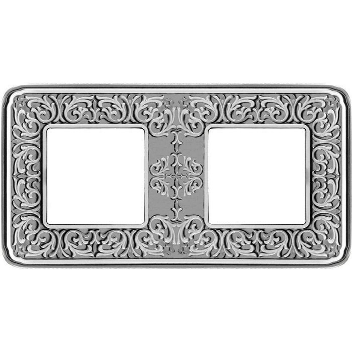 

FD01372CB Рамка Emporio Bright chrome 2-постовая Fede, Emporio FD01372CB