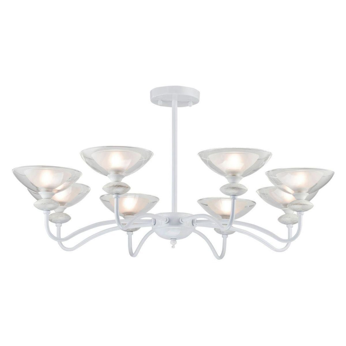 

Потолочная люстра Arti Lampadari Fassano E 1.1.8 W, Белый, Fassano Fassano E 1.1.8 W