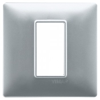 14641.20 Рамка Plana Серебро матовое 1 модуль Vimar фото