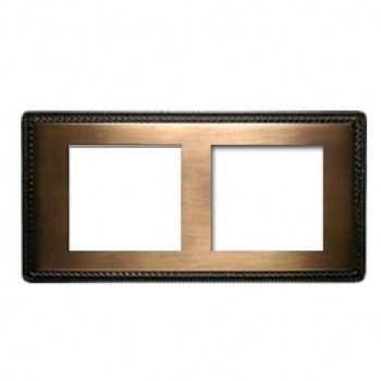39822532 Рамка с квадратным вырезом Venezia Metal Бронза 2-постовая Fontini фото