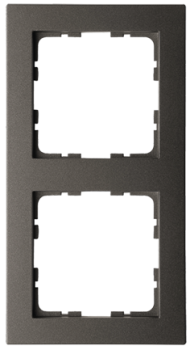 Рамка 2-постовая,  Мокко Jasmart G-Classic G1002Z фото