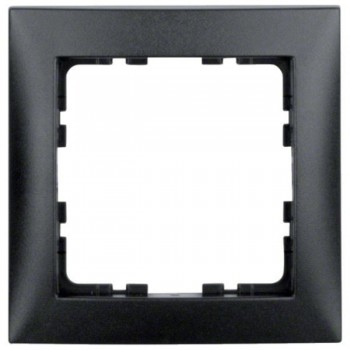 10119945 Рамка S.1 Антрацит 1-постовая Berker фото