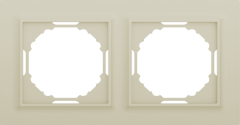 Рамка 2-я, шампань Donel A07 WAVE DEW21251 фото