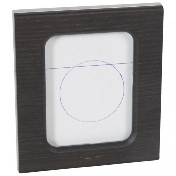 069206 Рамка для тач-панели Celiane Дерево Венге 1-постовая Legrand фото