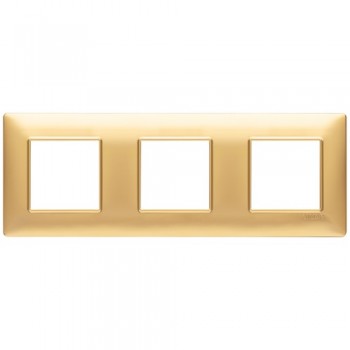 14644.25 Рамка Plana Золото матовое 6 модулей Vimar фото