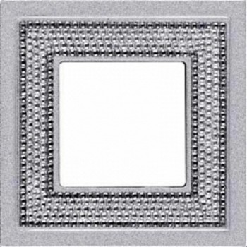 FD01291CB Рамка Crystal De Luxe Хром 1-постовая Fede фото