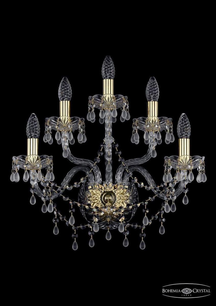 

Бра Bohemia Ivele 1410B/2+2+1/195/XL/G/V0300, Золотой, 1410 1410B/2+2+1/195/XL/G/V0300