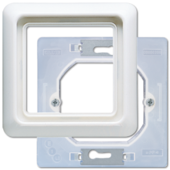 CD681WUWW Рамка CD Ударопрочная Белый 1-постовая Jung фото