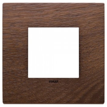22642.32 Рамка Eikon EXE Американский орех 2-модульная Vimar фото