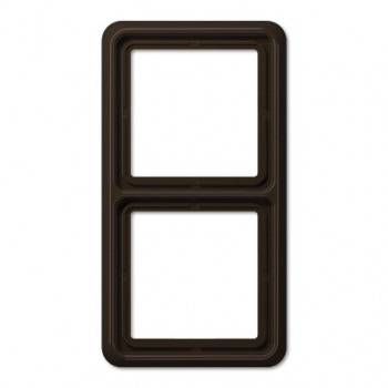 CD582BR Рамка CD 500 Коричневый 2-постовая Jung фото