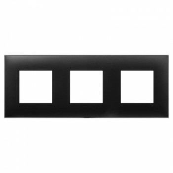Рамка ARTLEBEDEV Черный матовый 6 модулей DKC Avanti 4412906 фото