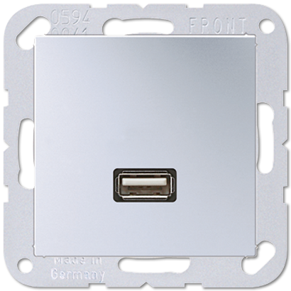

MAA1122AL Плата гнезда USB, кр. алюминий Jung, SL 500 MAA1122AL
