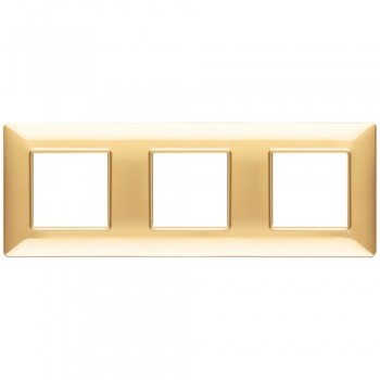 14644.24 Рамка Plana Золото блестящее 6 модулей Vimar фото