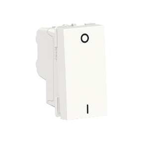 

NU316218 Выключатель двухполюс, 1-клавиш, сх. 2 16 AX, 250 В, 1 мод Белый Schneider Electric, Unica Modular NU316218