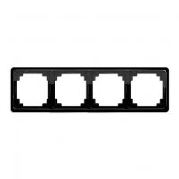 CDP584SW Рамка CD Plus Черный 4-постовая Jung фото