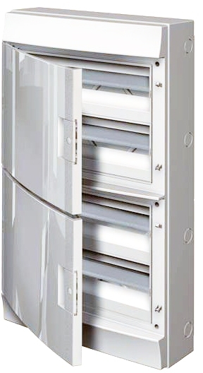 

1SPE007717F9979 Шкаф настенный Mistral41 72М непрозрачная дверь (с клемм) Mistral41 ABB, Белый, Mistral41 41P18X41B