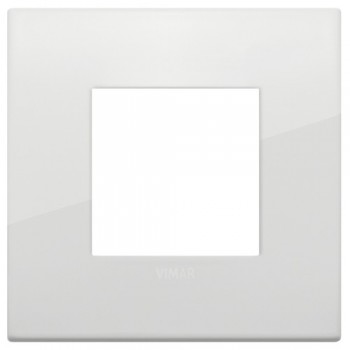 19642.B06 Рамка Arke Classic Белая (с белой диафрагмой) 2 модуля Vimar фото