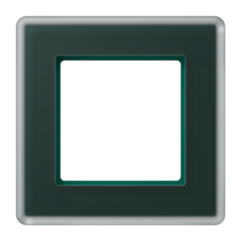 Рамка 1-ная, стекло цвет Изумруд Jung A VIVA  AV581GLMSG фото