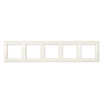 Рамка Jung ECO Profi Бежевая 5 постов горизонтальная/вертикальная EP485 фото